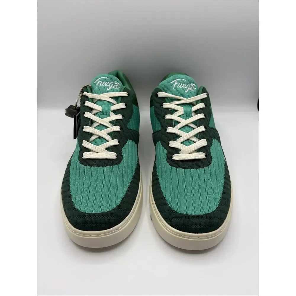 Jade x Fuego Green Vegan Low-Top Dance Sneakers Men 11.5 Women 12.5 NWOB